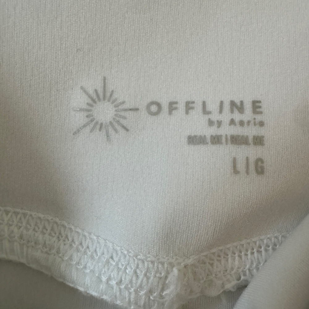 Offline by Aerie White Crossover Skirted Active Skort Size L EUC - Picture 13 of 13